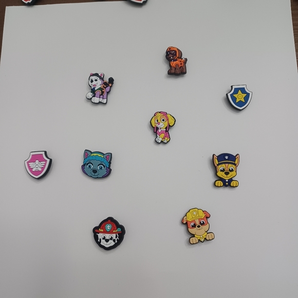 Set 31 Charm Per Scarpe Paw Patrol | Per Crocs E Zoccoli | Marshall, Chase, Rubble, Skye